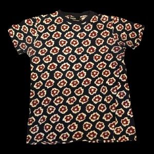 Dangerfield Cartoon Maple Leaf Design Shirt